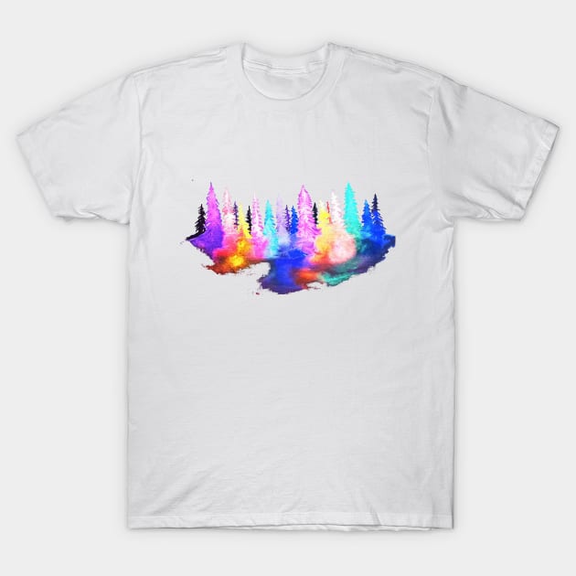 Neon pines T-Shirt by Whettpaint